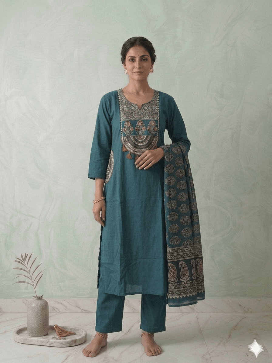 3-piece plain with Yoke detaililng