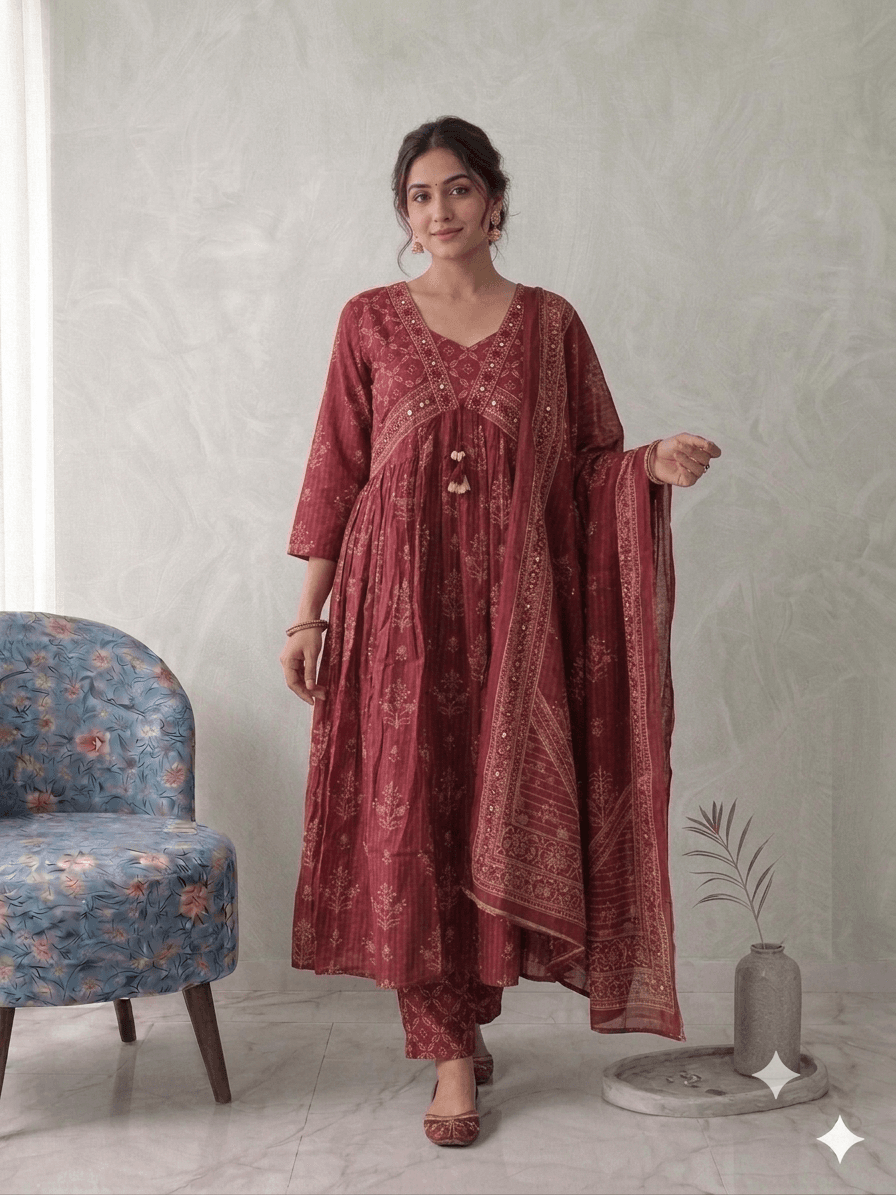 Pinkish maroon